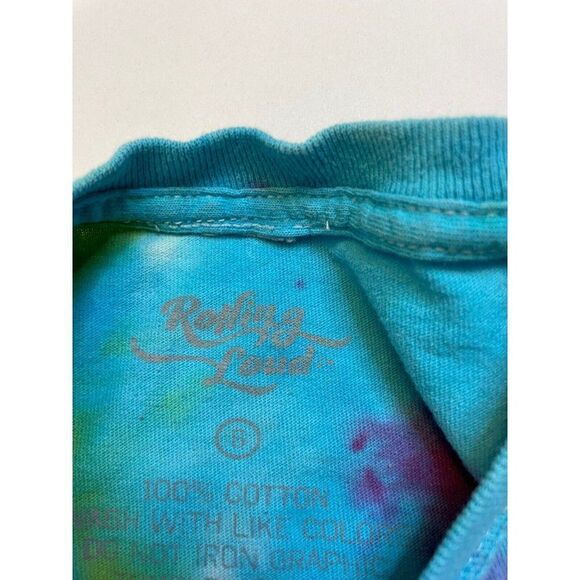 Rolling Loud Tour Graphic T-shirt Women Small Multicolor Tie Dye Music - Picture 4 of 5